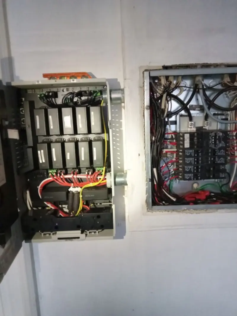 Electrical panel upgrade completed for Ring Doorbell Installation in Socorro